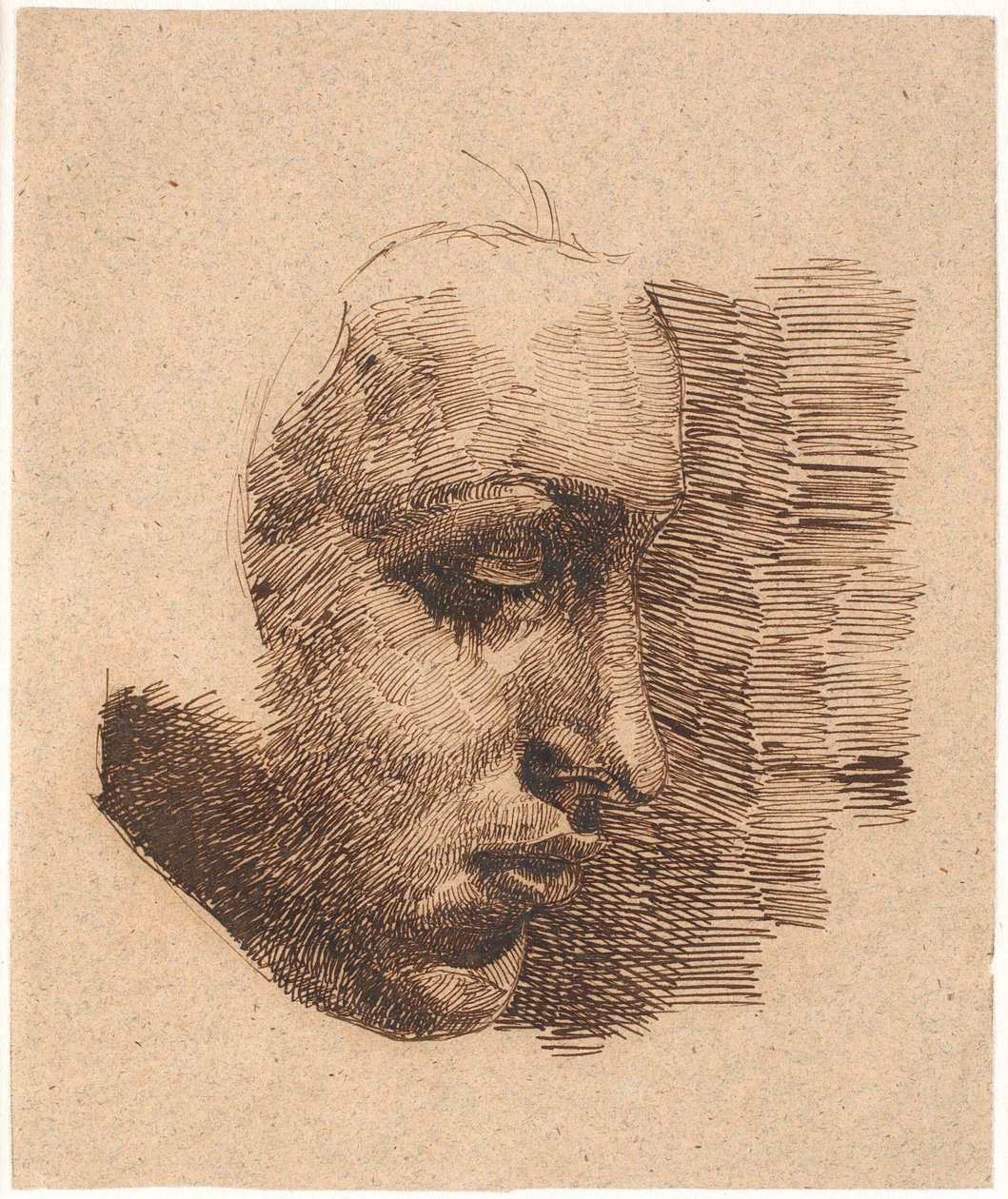 Profielportret door Johan Thomas Lundbye