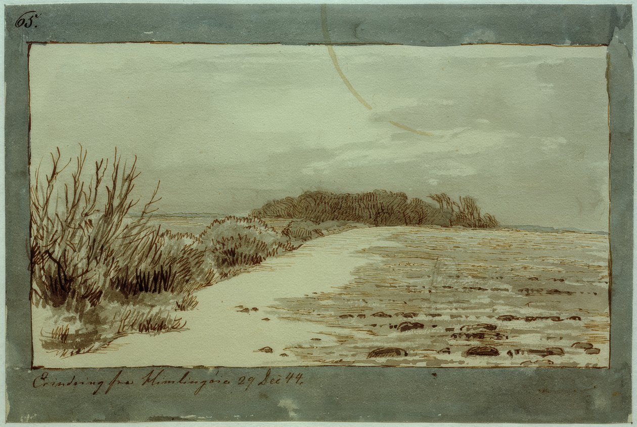 Souvenir uit Himlingøje door Johan Thomas Lundbye