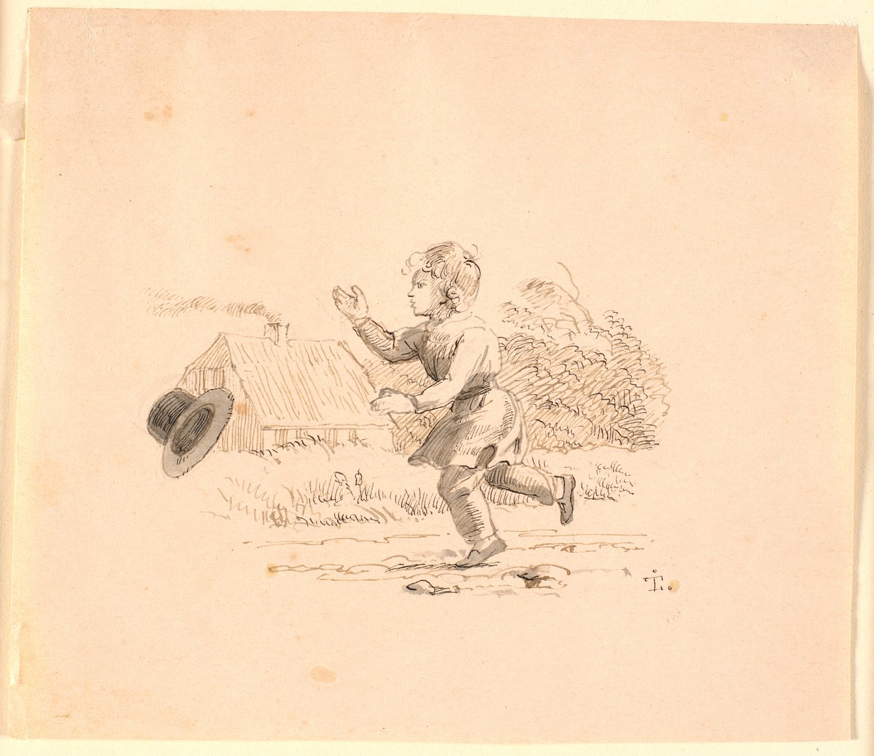 De Storm door Johan Thomas Lundbye