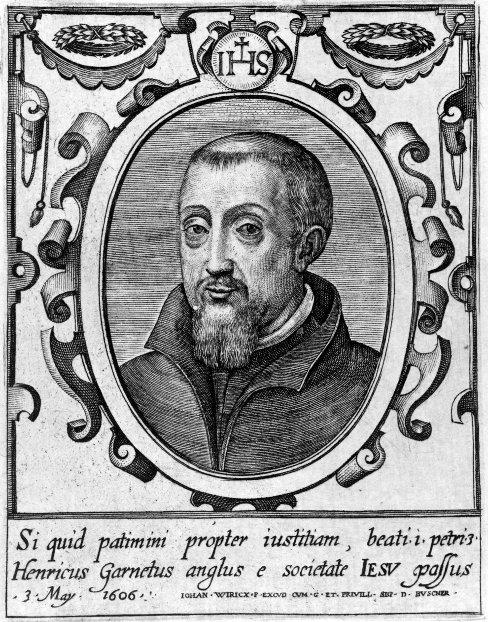 Henry Garnett door Johan Wierix