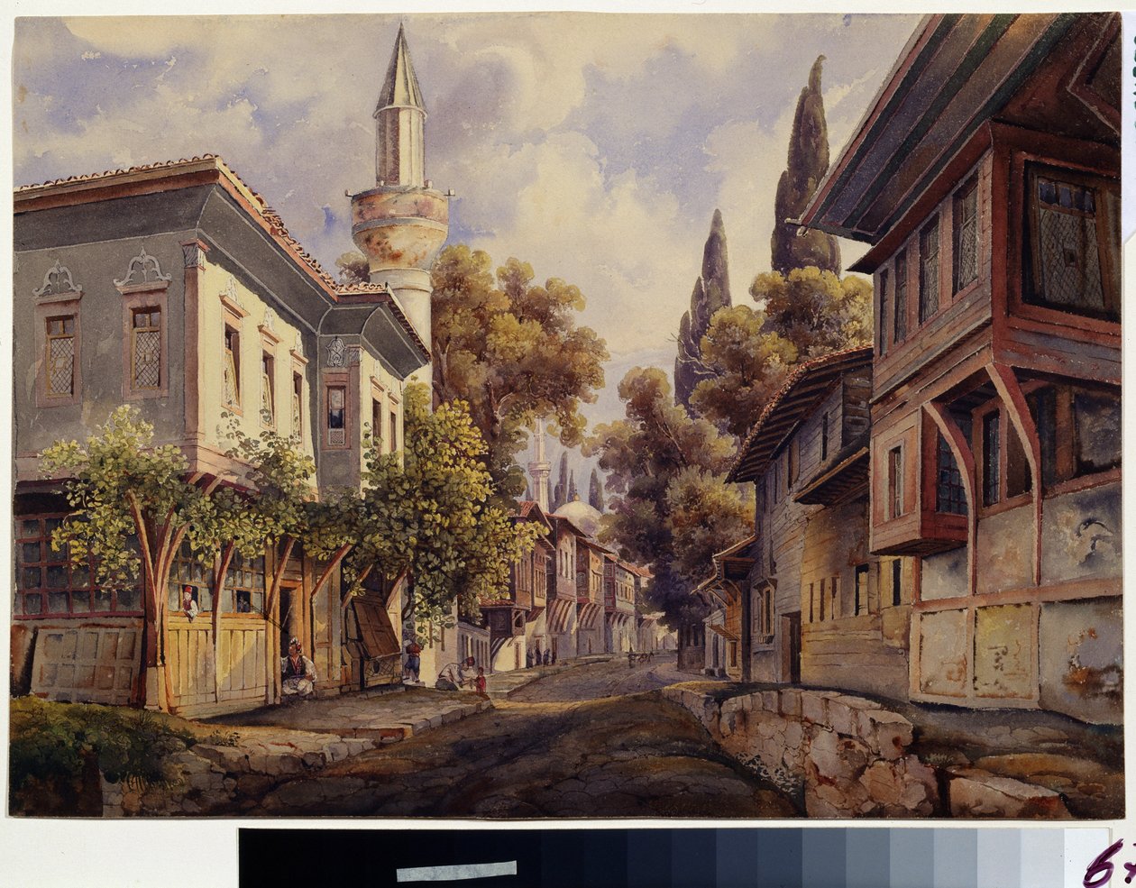 Een Straat in Constantinopel door Johan Wolfensberger