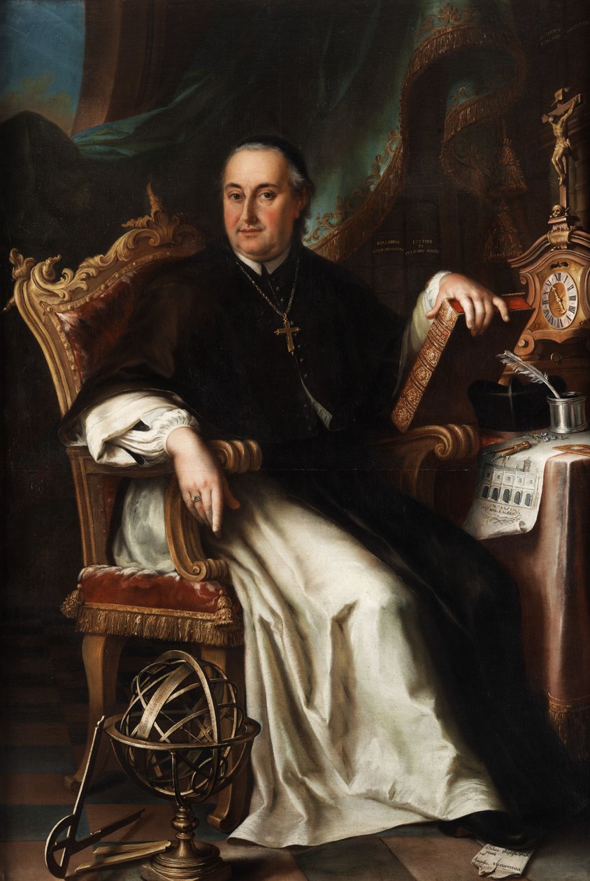 Portret van Felice Nerini door Johann Baptist Baader