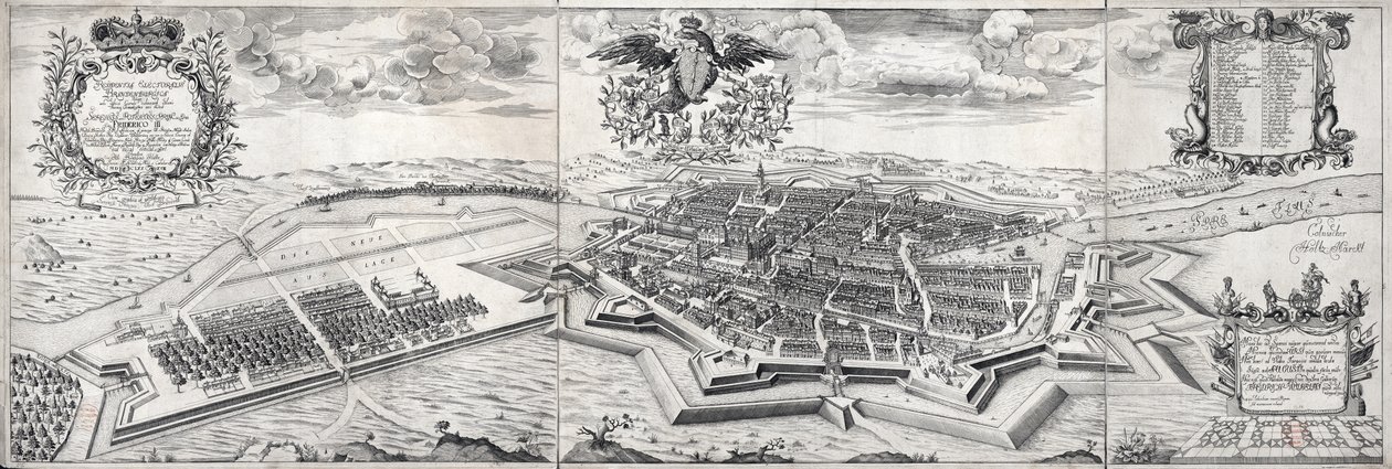 Residentia Electoralis Brandenburgica door Johann Bernhard Schultz
