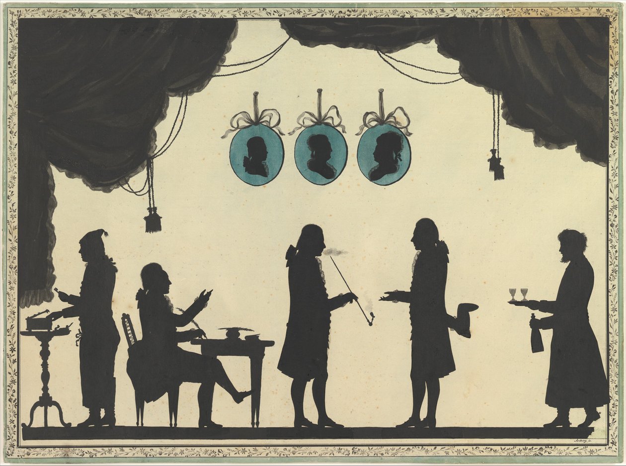 David Roentgen en Company in Sint-Petersburg door Johann Friedrich Anthing