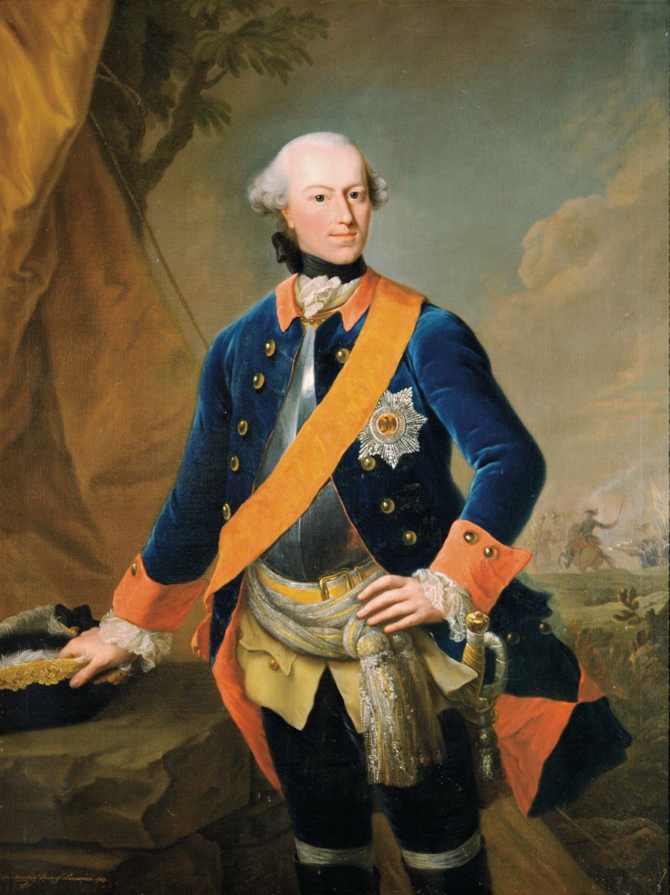 Frederik, Graaf van Schaumburg-Lippe-Buckeburg, 1759 door Johann Georg Ziesenis