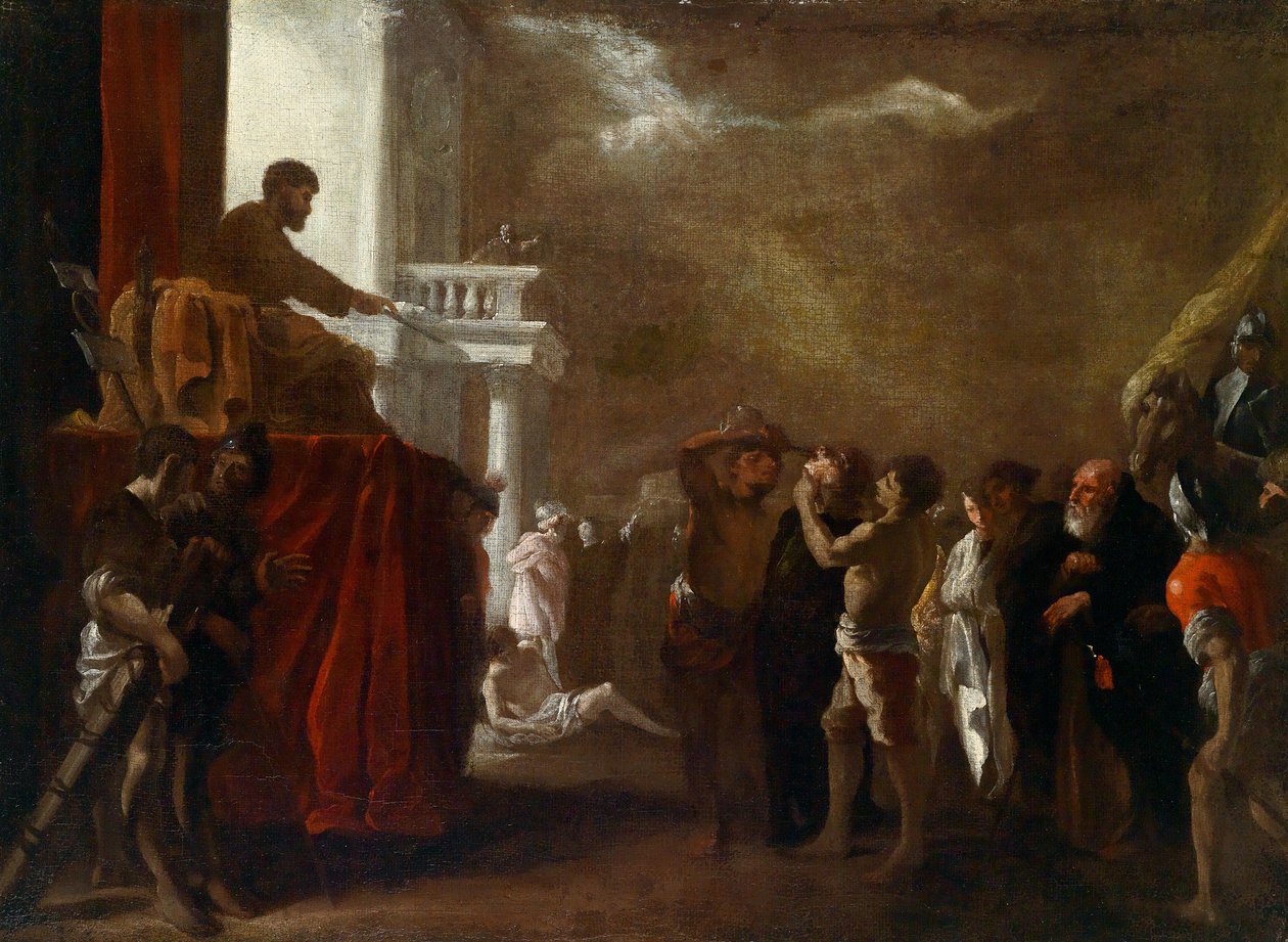De heilige Cyriakus door Johann Heinrich Schönfeld
