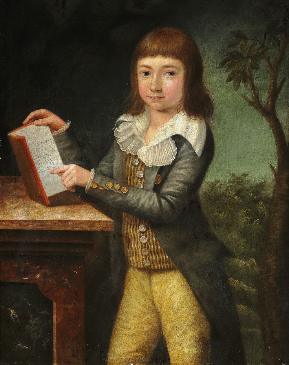 Portret van Carl Diderich Tutein door Johann Jacob de Lose