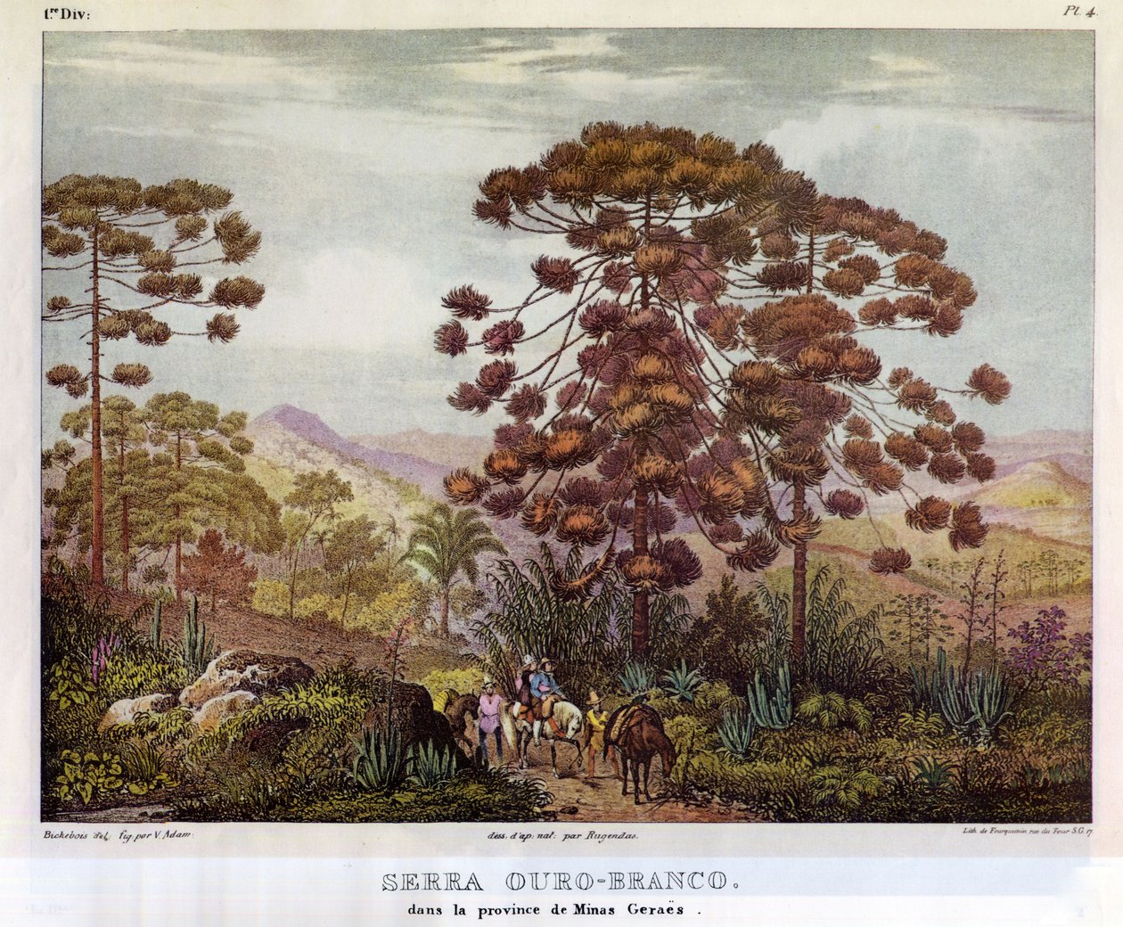 Serra Ouro-Branco door Johann Moritz Rugendas