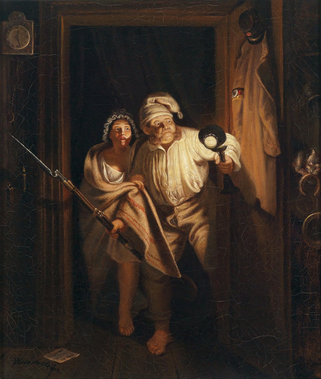 De verstoorde nachtrust door Johann Peter Hasenclever