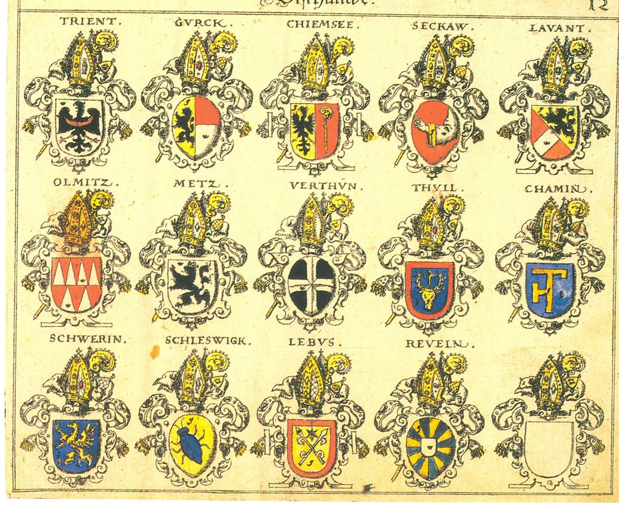 Wapen van het bisdom Verdun door Johann Siebmacher