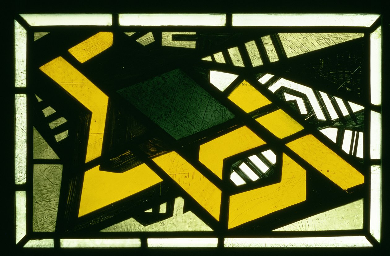 Raam, 1926 (glas-in-lood) door Johan Thorn Prikker