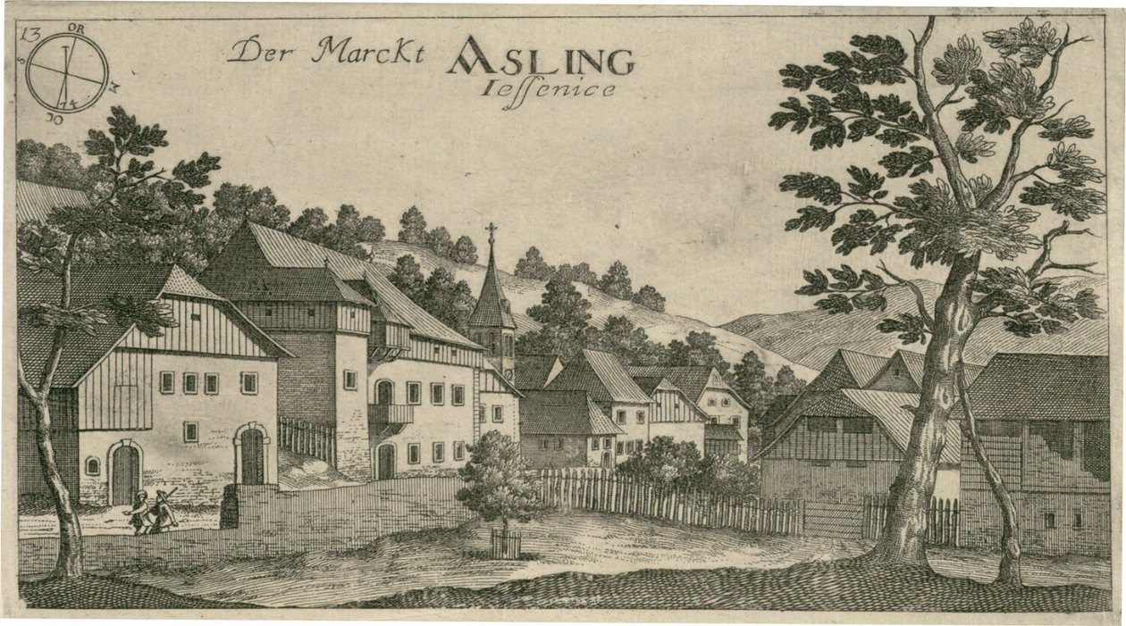 Jesenice door Johann Weikhard von Valvasor