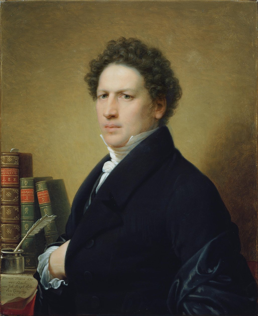 Dr. Bach door Johann Baptist Lampi d. Ä.