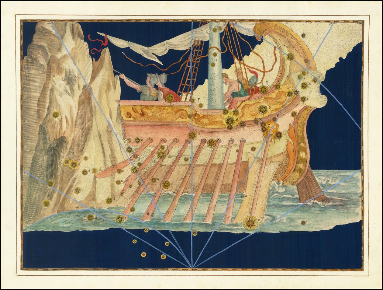 Johann Bayer, Argo Navis door Johann Bayer