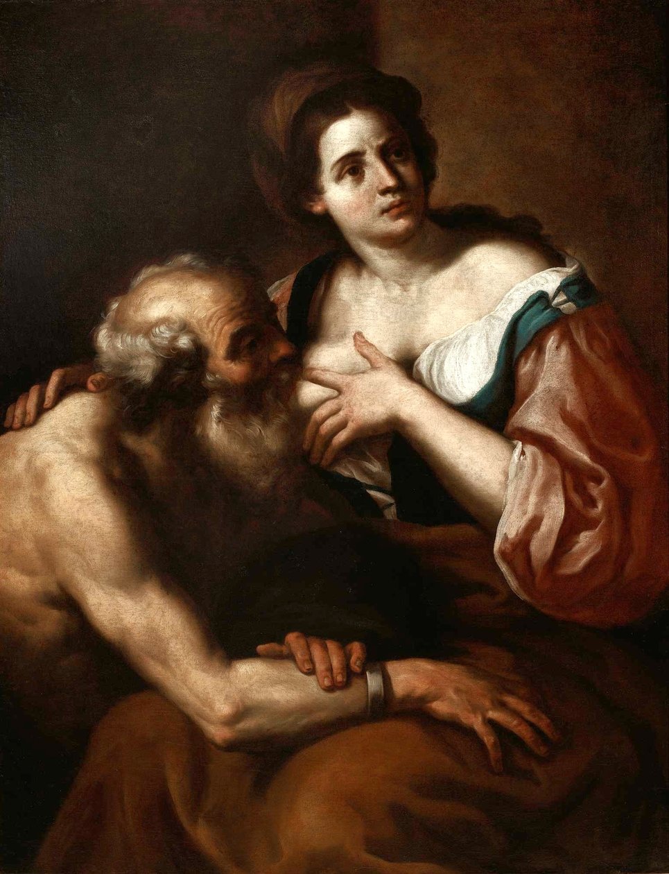 Caritas Romana. door Johann Carl Loth