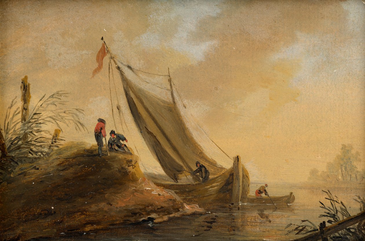 Zeegezicht door Johann Christian Brand