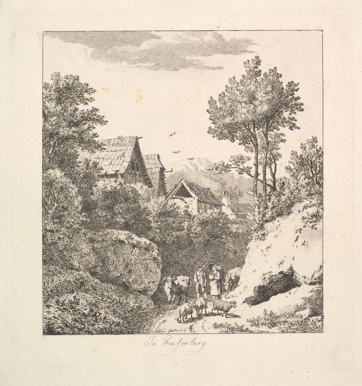 In Regenberg, 1815 door Johann Christian Erhard