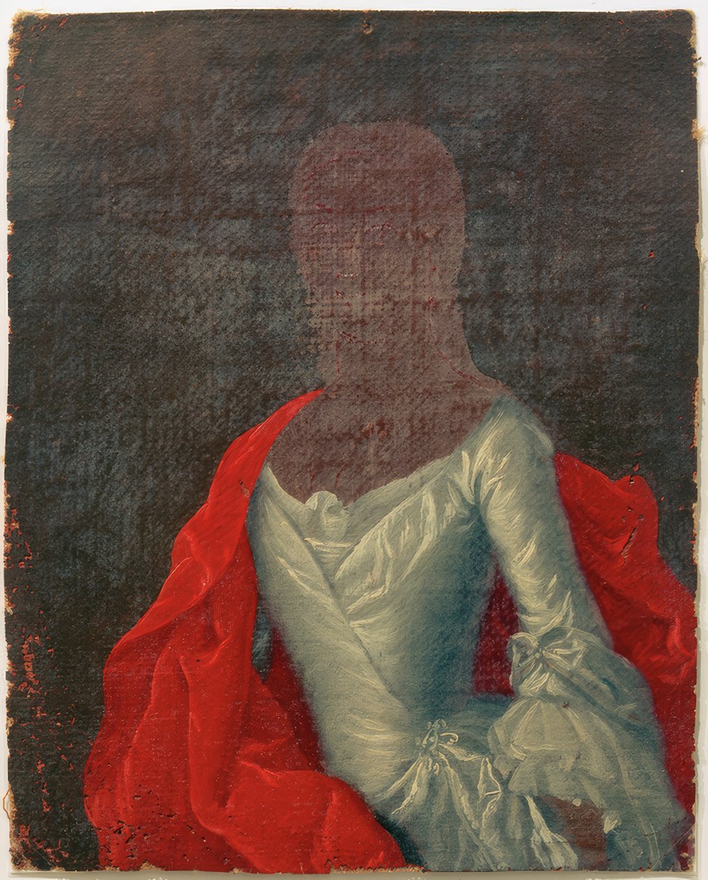 Kostuumstudie van een dame door Johann Christian Fiedler