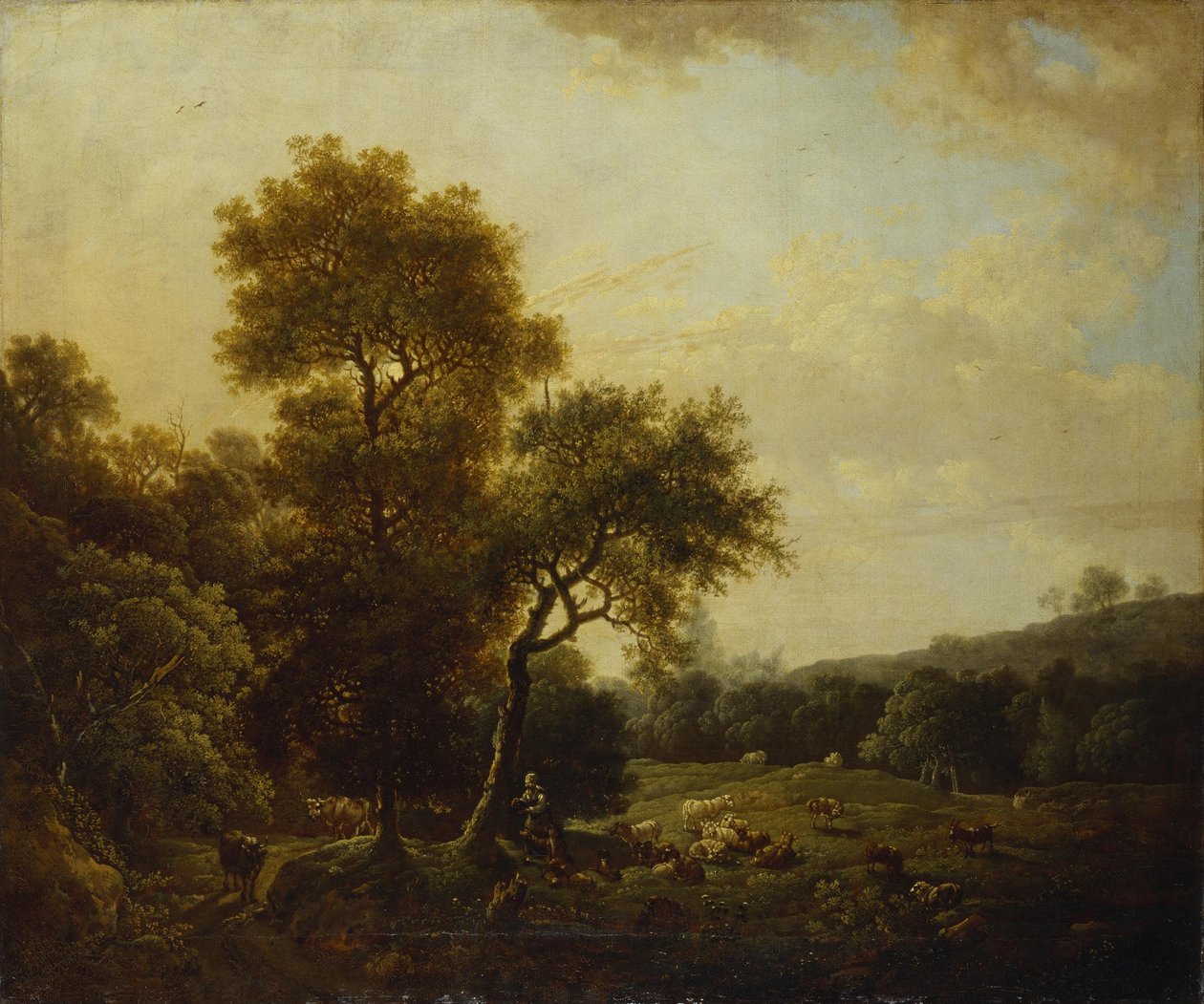 Landschap door Johann Christian Klengel