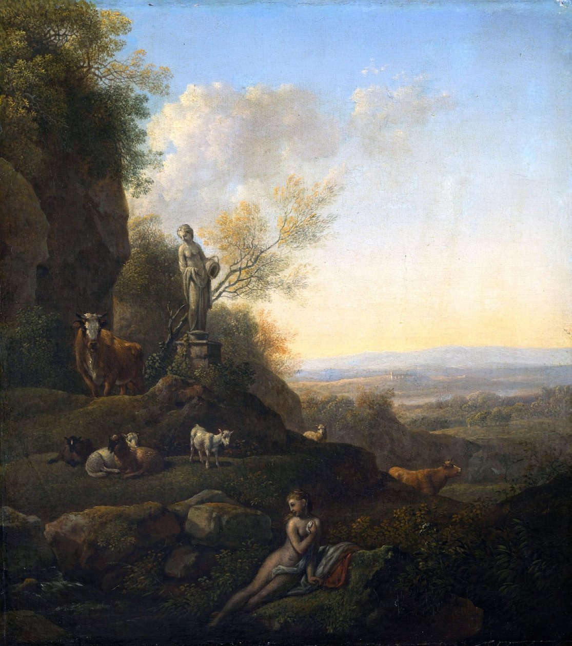 Landschap door Johann Christian Klengel