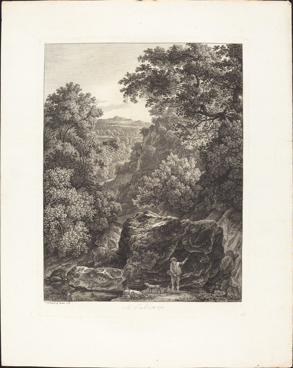 In Subiaco door Johann Christian Reinhart
