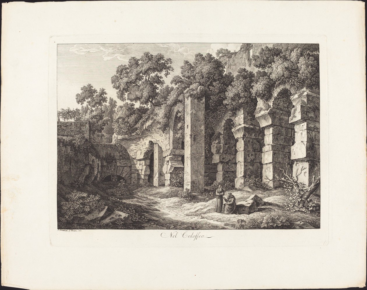 In het Colosseum door Johann Christian Reinhart