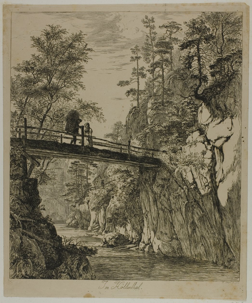 In Höllenthal door Johann Christoph Erhard