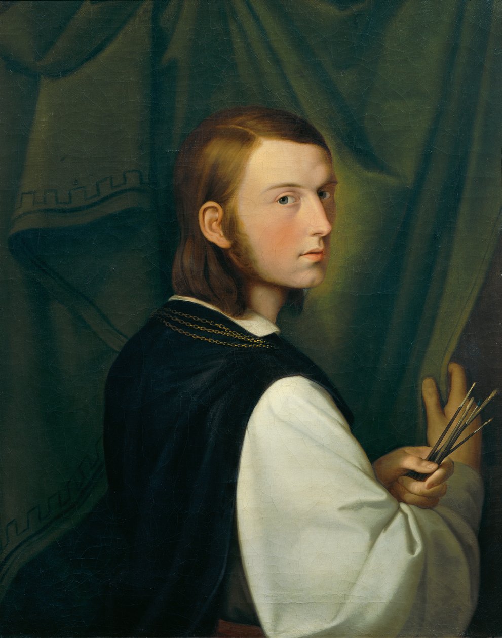 Zelfportret door Johann Evangelist Scheffer von Leonhardshoff