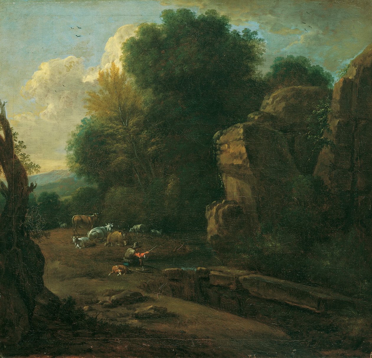 De ochtend door Johann Franz Nepomuk Lauterer