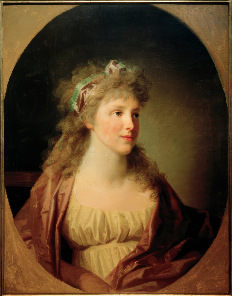 Christiane Amalie Erbprinzessin van Anhalt-Dessau door Johann Friedrich August Tischbein