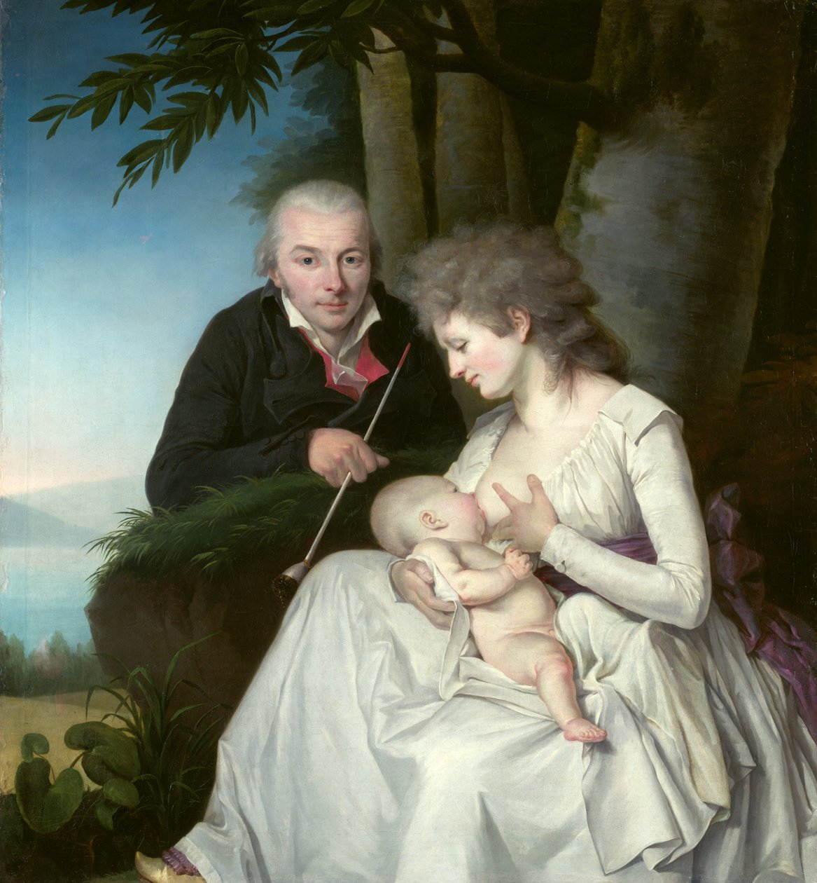 Familieportret door Johann Friedrich August Tischbein