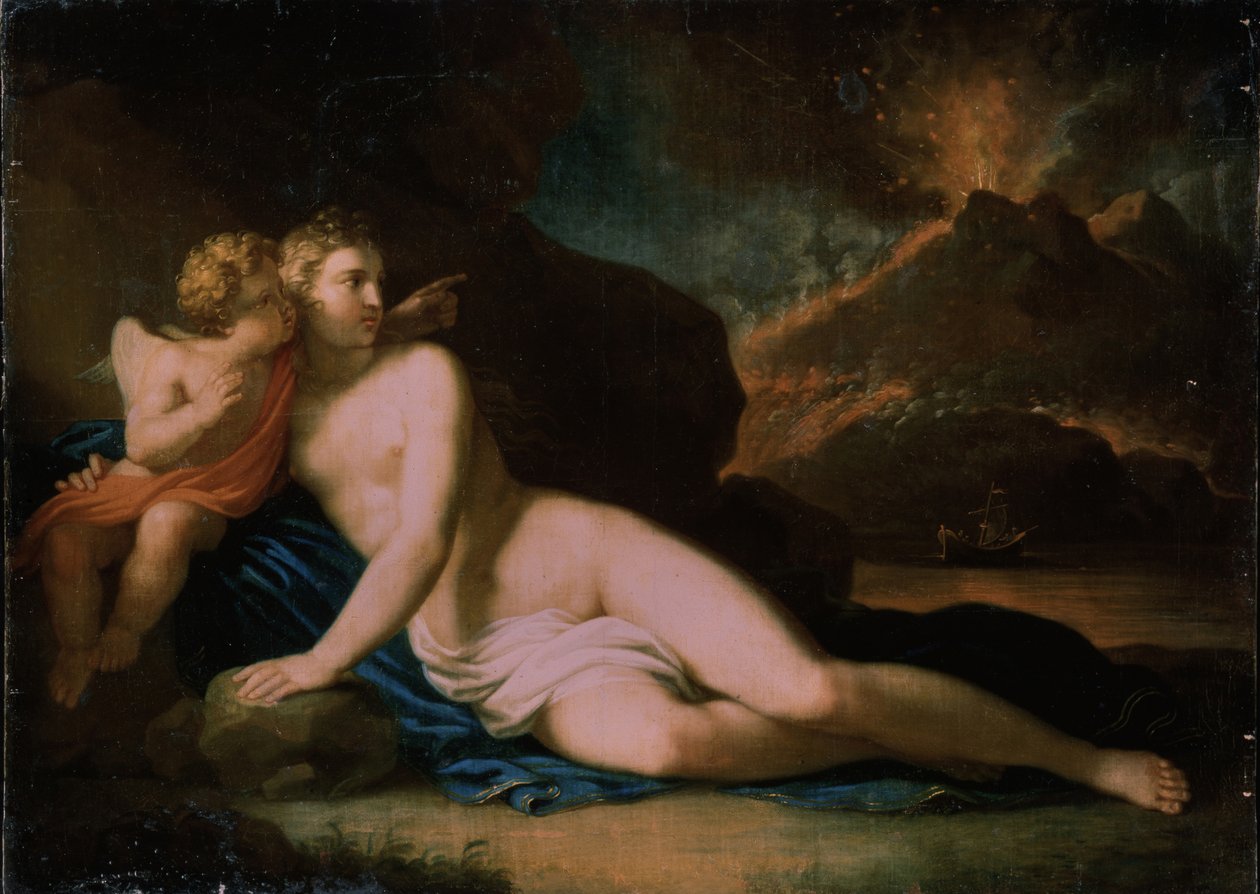 Venus en Cupido door Johann Friedrich August Tischbein