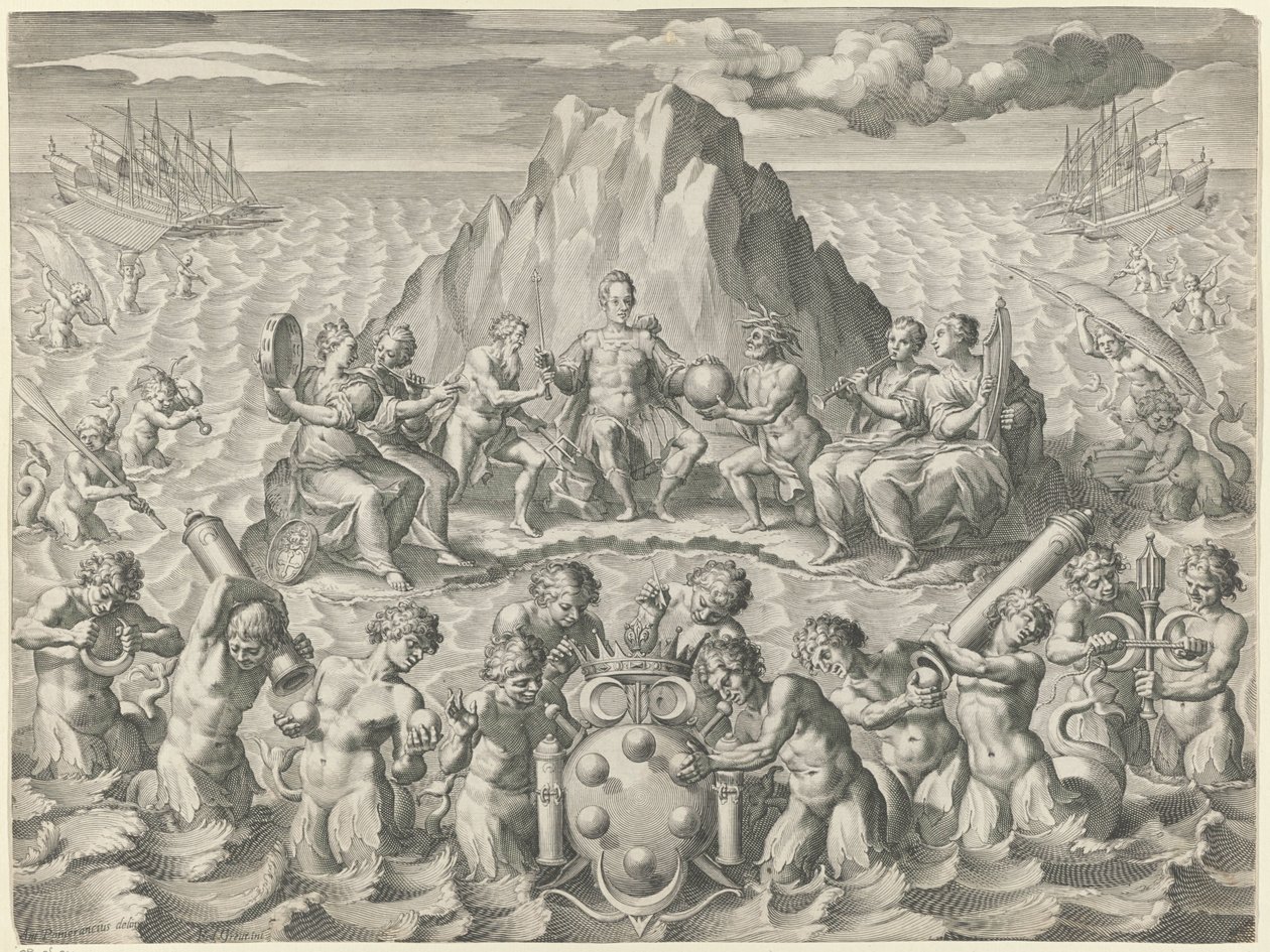 Allegorie op Francesco II de