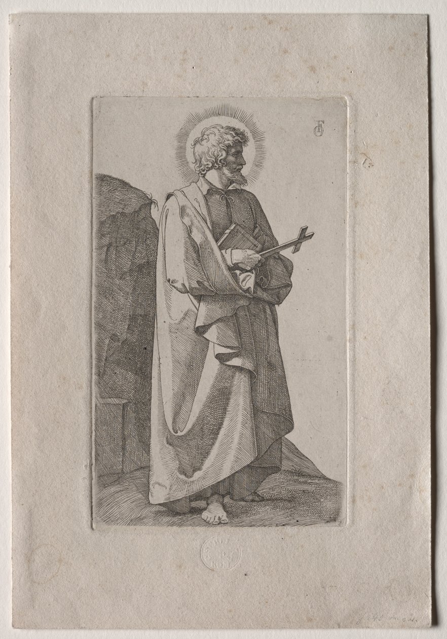 Sint Philippus Neri door Johann Friedrich Overbeck