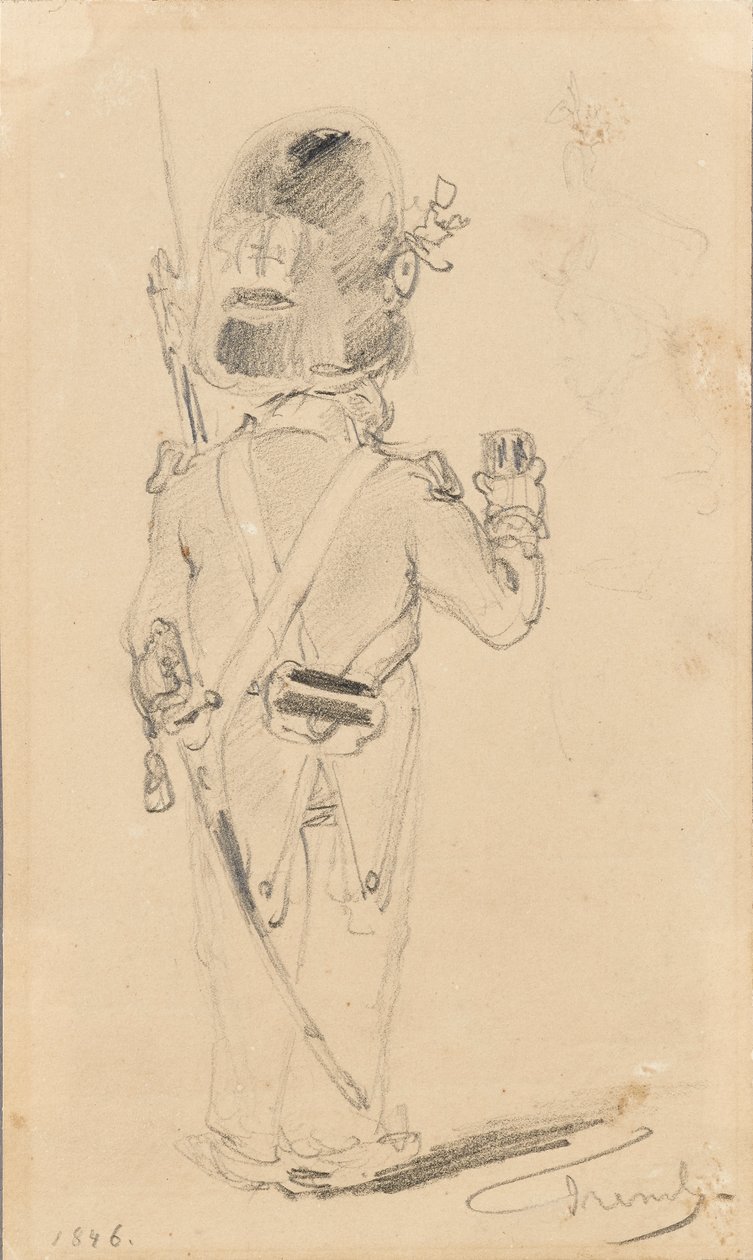 Soldatenschets door Johann Friedrich Treml