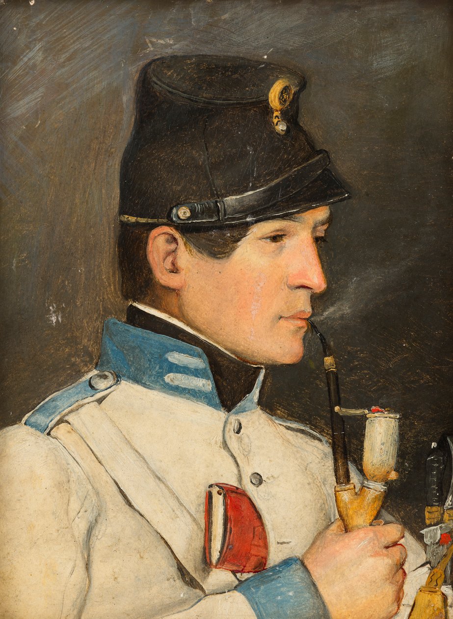 Oostenrijkse soldaat door Johann Friedrich Treml