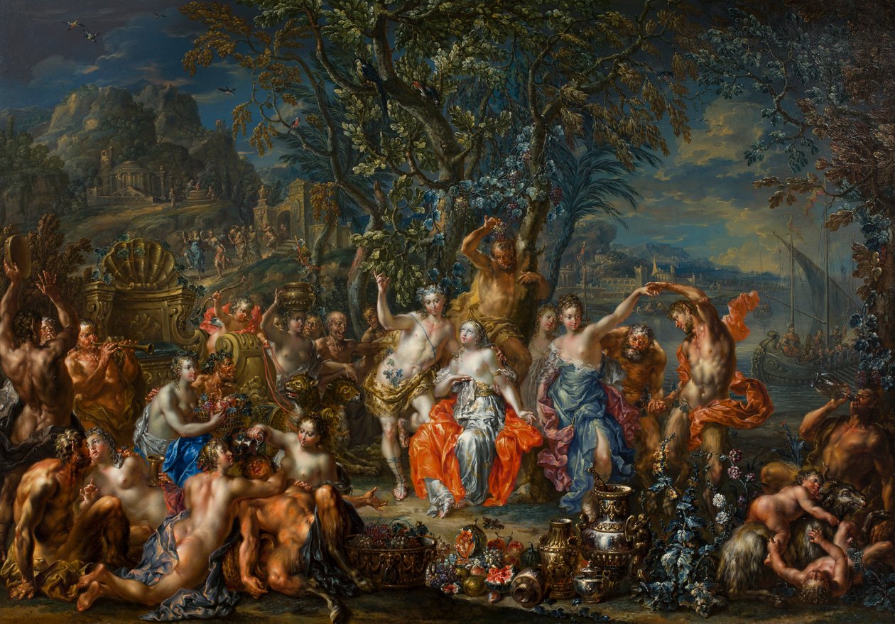 Bacchus en Ariadne door Johann Georg Platzer