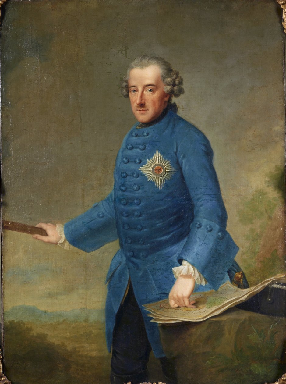 Friedrich de Grote door Johann Georg Ziesenis
