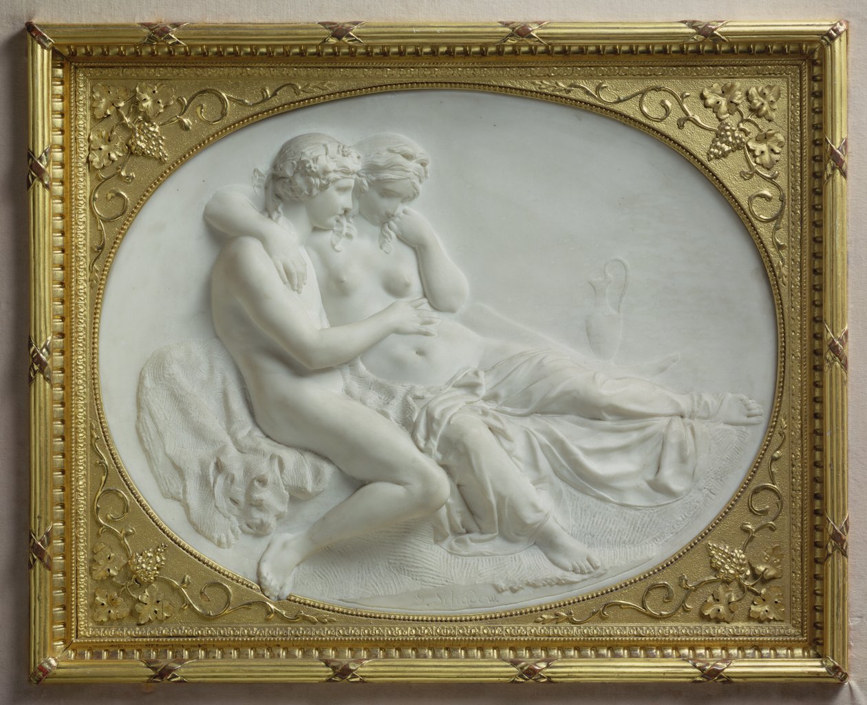 Bacchus troost Ariadne, 1793 door Johann Gottfried Schadow
