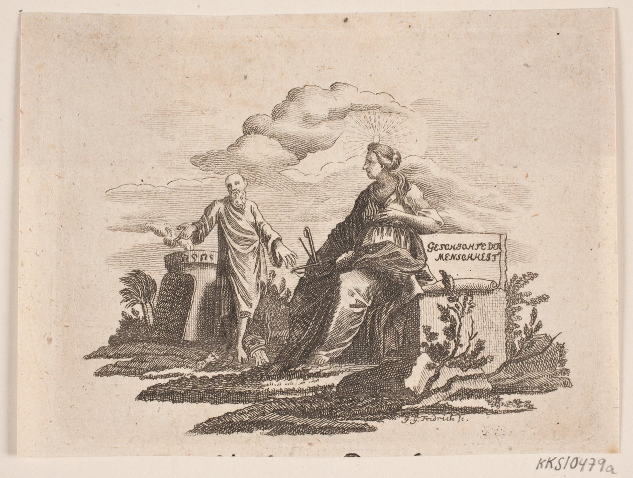 Vignet voor H. Niemeyer "Bijbelse Karakteristieken" door Johann Gottlieb Friedrich
