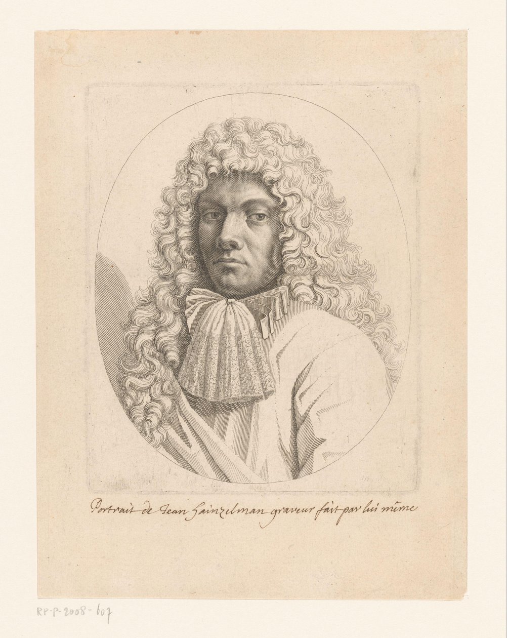Mogelijk zelfportret van Johann Hainzelmann door Johann Hainzelmann (possibly)