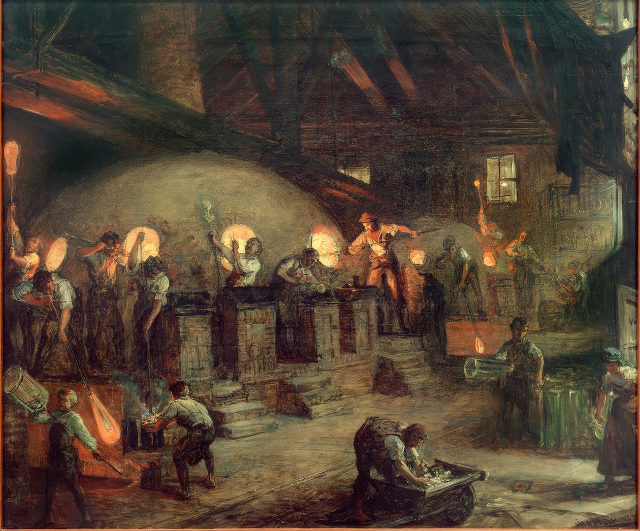 Glashut in Hessen door Johann Heinrich Hasselhorst