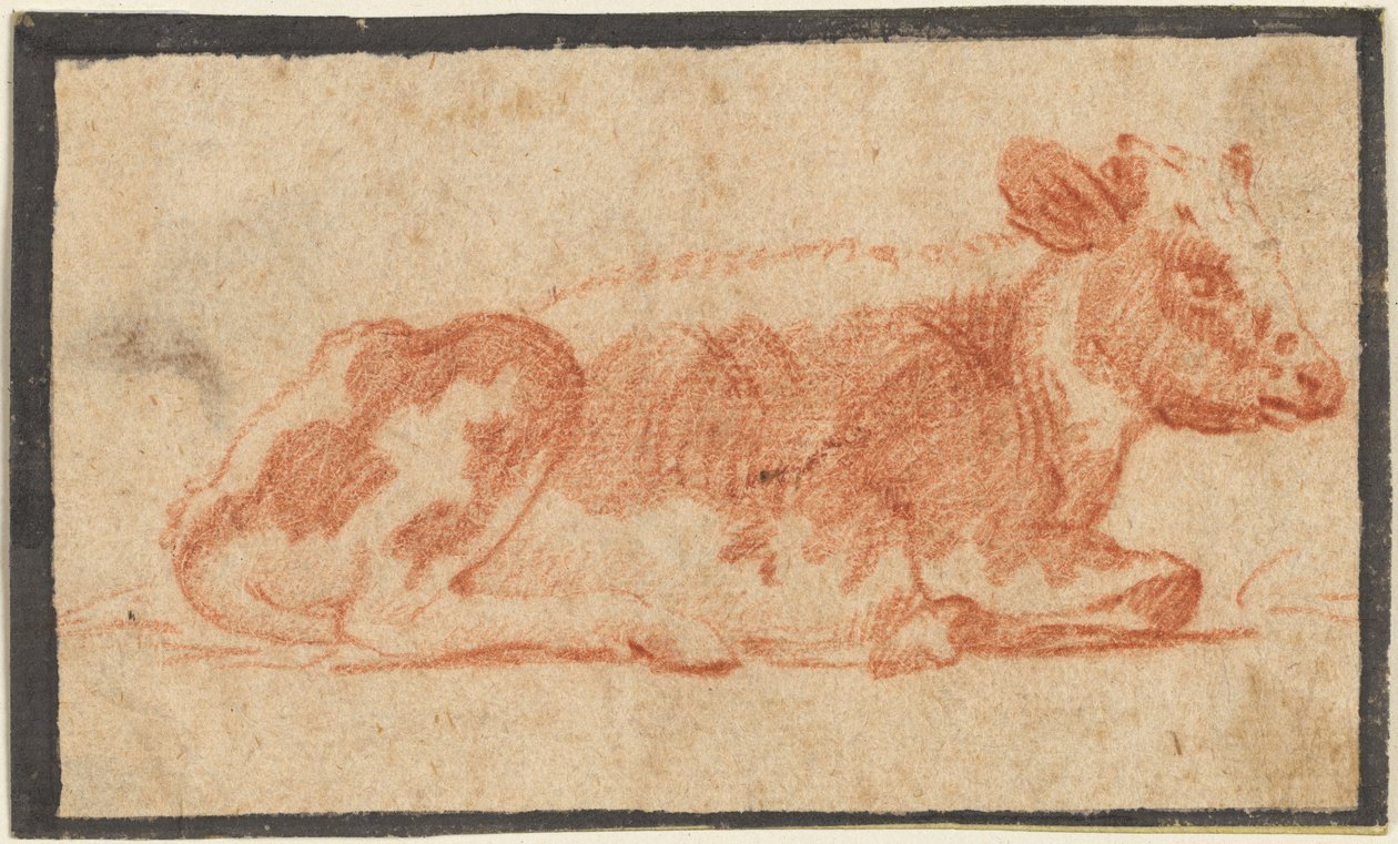 Koe door Johann Heinrich Roos
