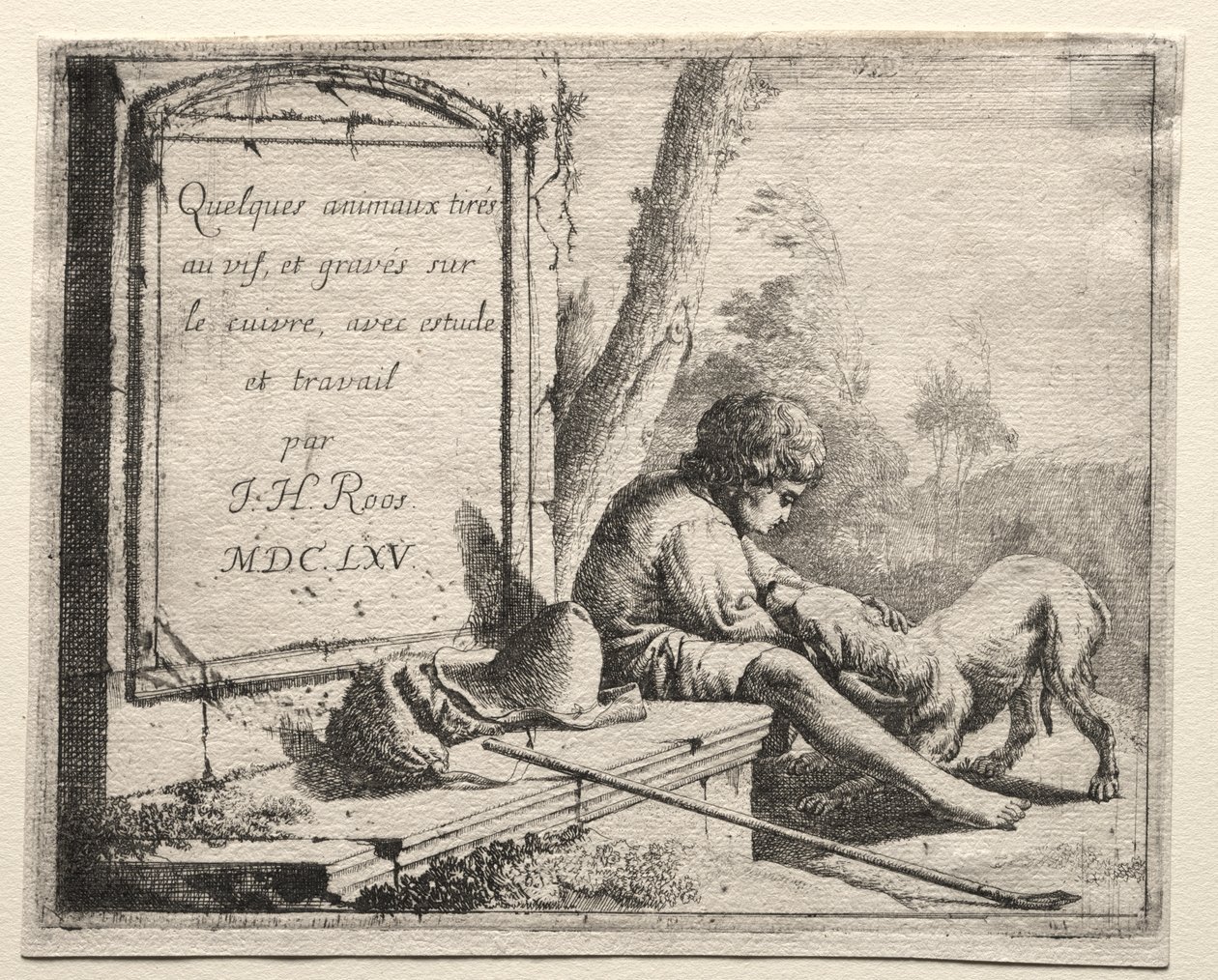 Johann Heinrich Roos Herders (serie) door Johann Heinrich Roos