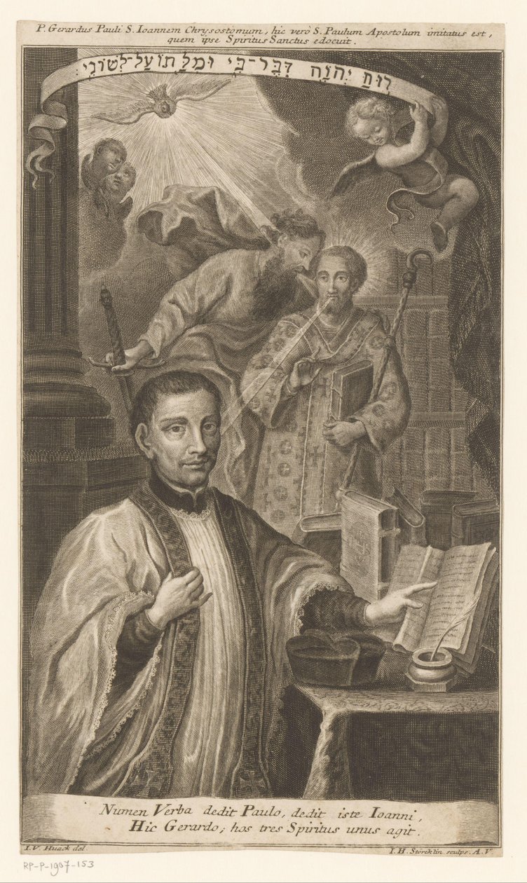 Portret van Gerhard Pauli door Johann Heinrich Störchlin