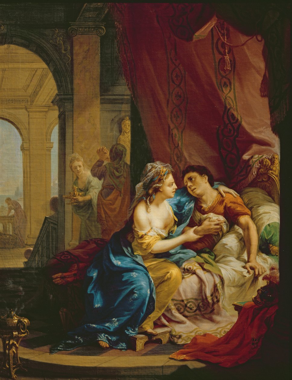Antonius en Cleopatra, 1774 door Johann Heinrich Wilhelm Tischbein