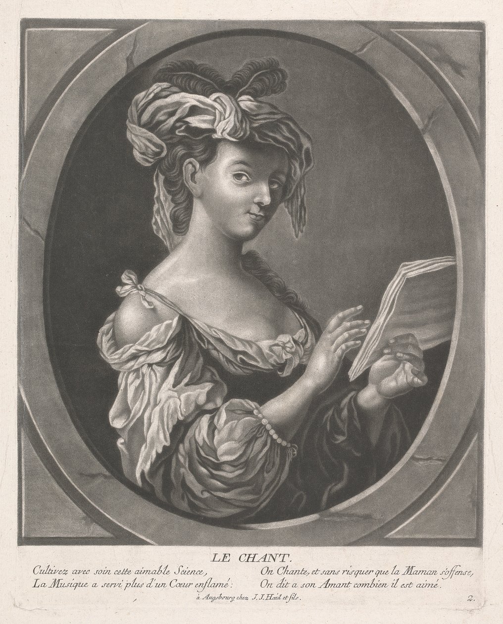 Het lied door Johann Jacobus Haid
