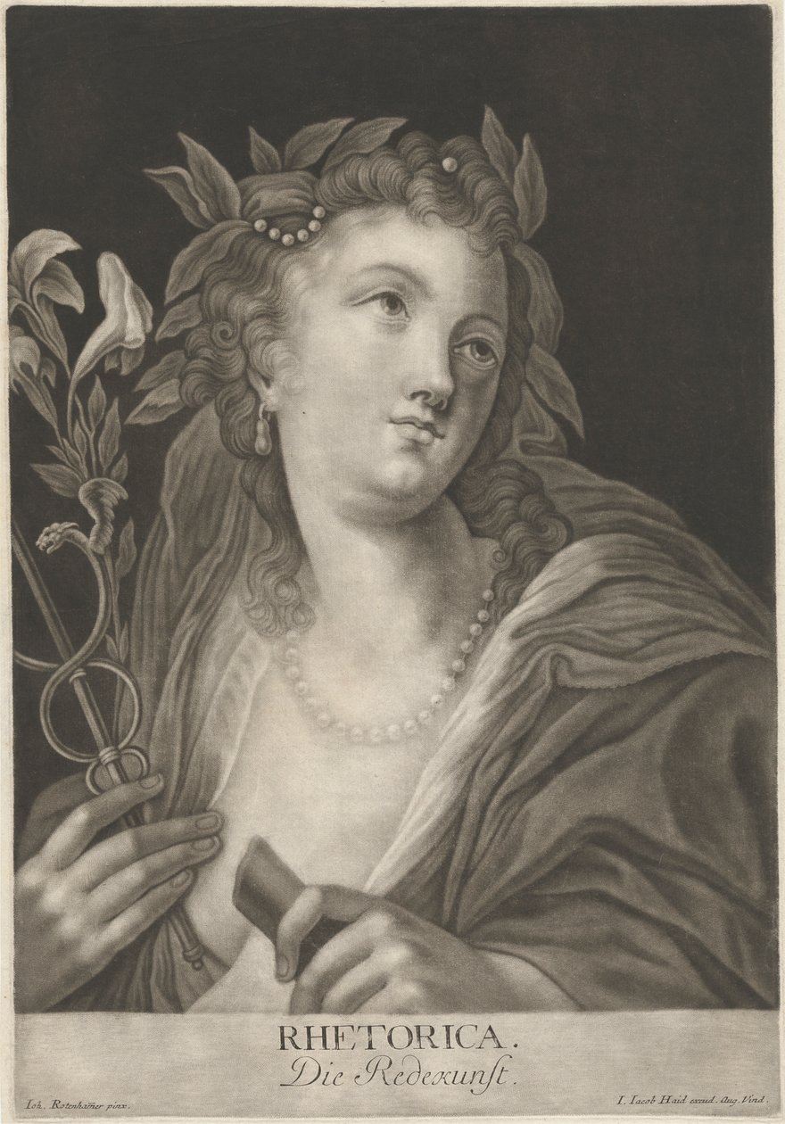 Rhetorica. De welsprekendheid. door Johann Jacobus Haid