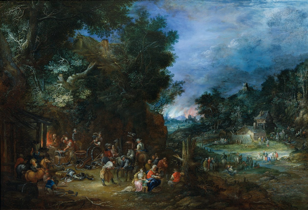 Het vuur door Johann Jakob Hartmann