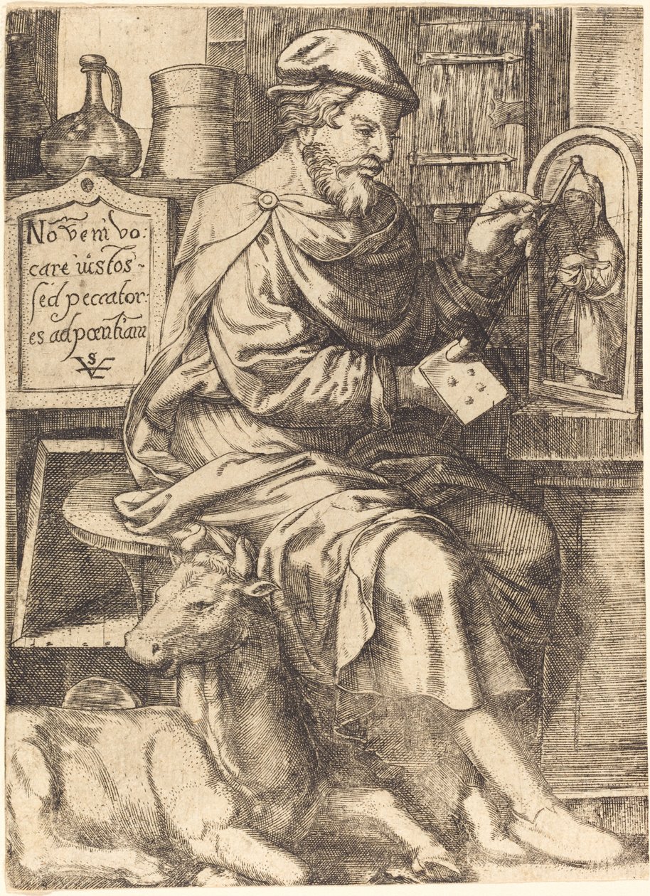 Sint Lucas door Johann Ladenspelder